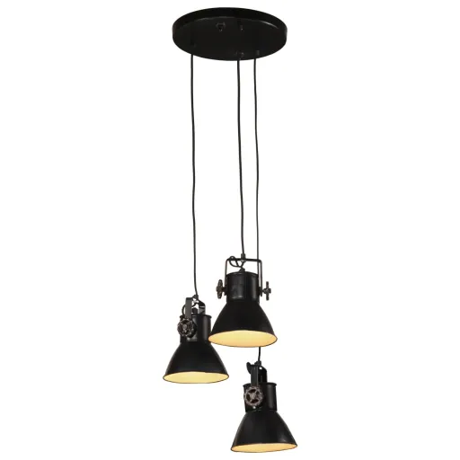 Candeeiro Suspenso 25 W 30x30x100 cm E27 Preto