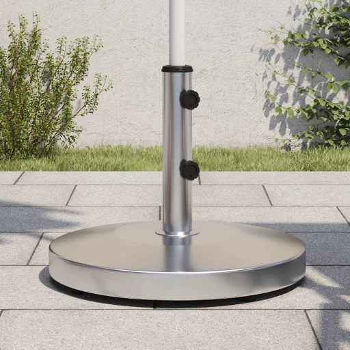 Base de Guarda-Sol para Postes de Ø32/38/48 mm 25 kg Redondo