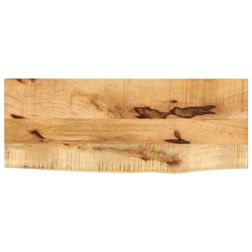Tampo de Mesa c/ Borda Viva 80x20x2,5cm Mangueira Áspera Maciça