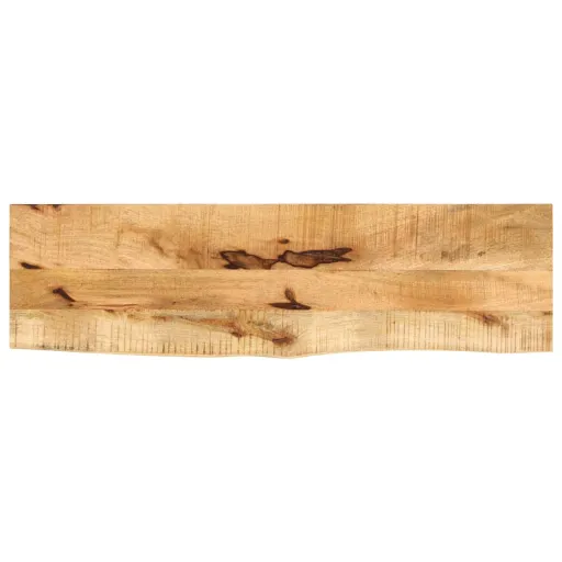 Tampo de Mesa Borda Viva 100x30x2,5 cm Mangueira Áspera Maciça