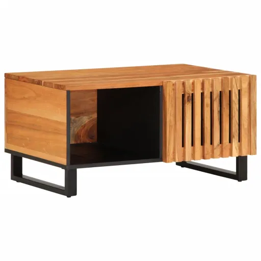 Mesa de Centro 80x51x40 cm Madeira de Acácia Maciça