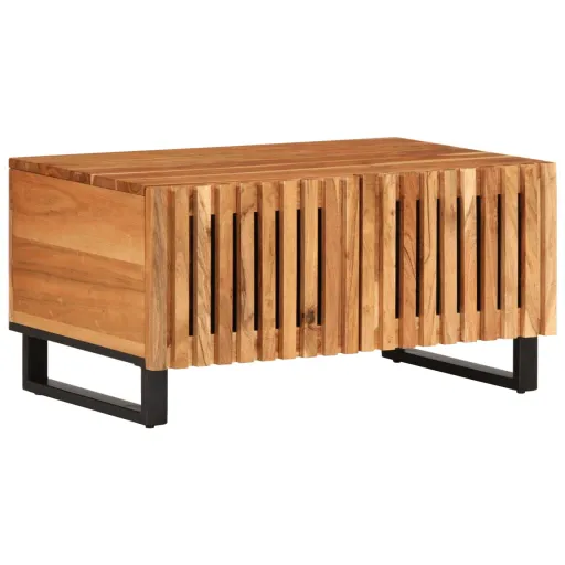 Mesa de Centro 80x51x40 cm Madeira de Acácia Maciça