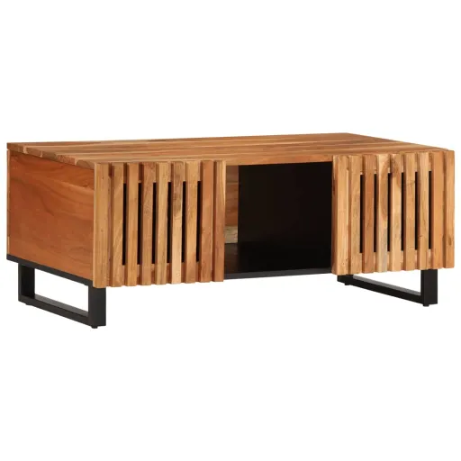 Mesa de Centro 100x55x40 cm Madeira de Acácia Maciça