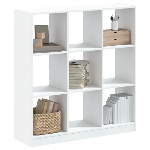 Estante 102x32x108 cm Derivados de Madeira Branco