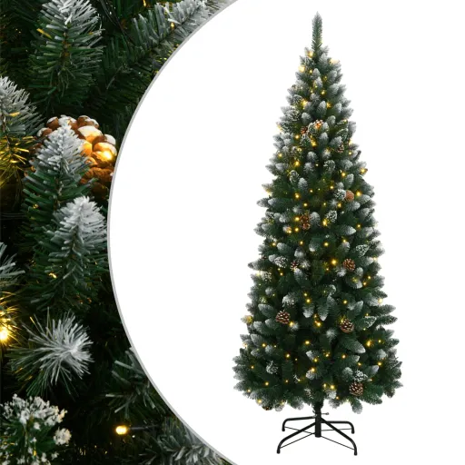 Árvore de Natal Artificial com 150 Luzes LED 120 cm