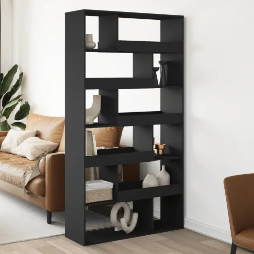 Divisória 100x33x187,5 cm Derivados de Madeira Preto
