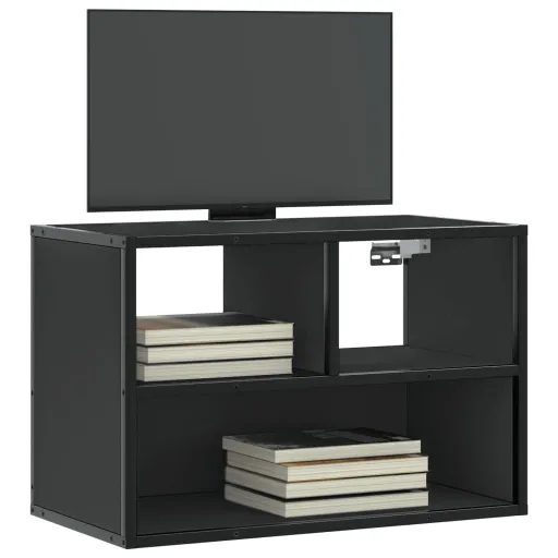 Móvel para TV 60x31x39,5 cm Derivados de Madeira/Metal Preto