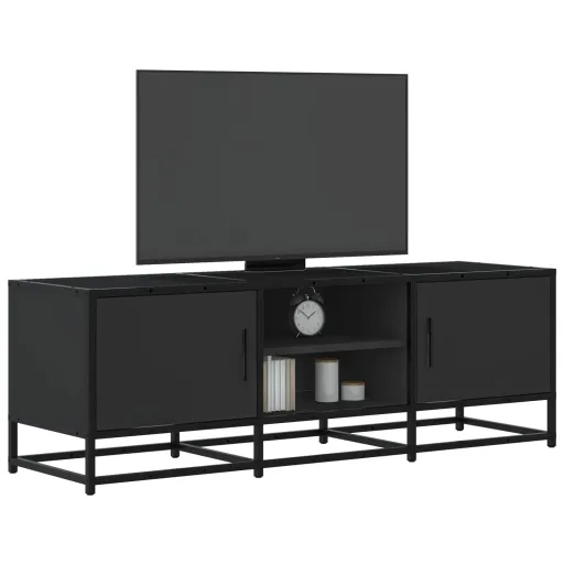 Móvel para TV 120x35x41 cm Derivados de Madeira/Metal Preto