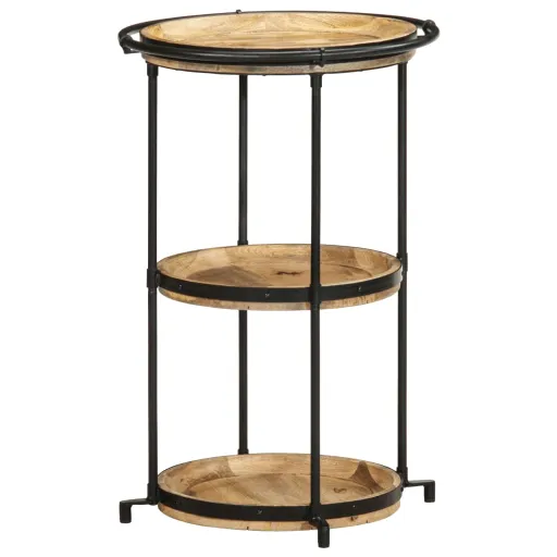 Mesa de Apoio Ø55x83 cm Madeira de Mangueira Maciça