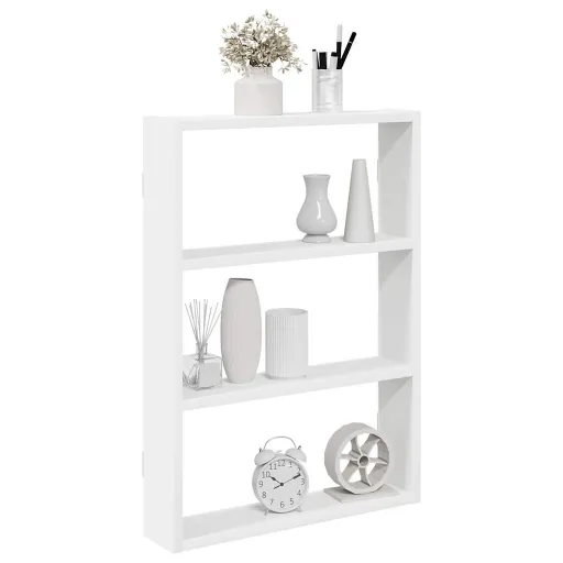 Prateleira de Parede 43x9x60 cm Derivados de Madeira Branco
