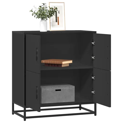 Aparador 68x35x76 cm Derivados de Madeira Preto