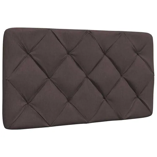 Almofadão de Cabeceira 80 cm Tecido Castanho-Escuro