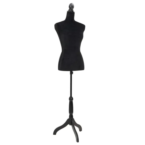 Busto Manequim de Senhora Preto