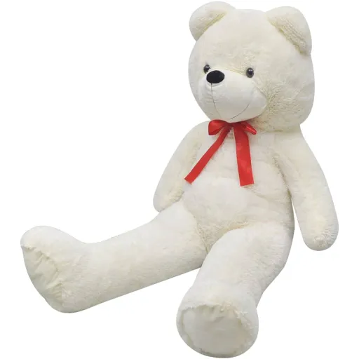 Urso de Peluche XXL 160 cm Branco