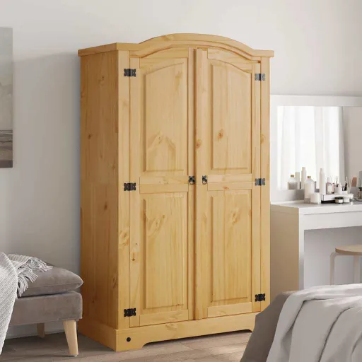 Roupeiro Corona Range Pinho Mexicano com 2 Portas