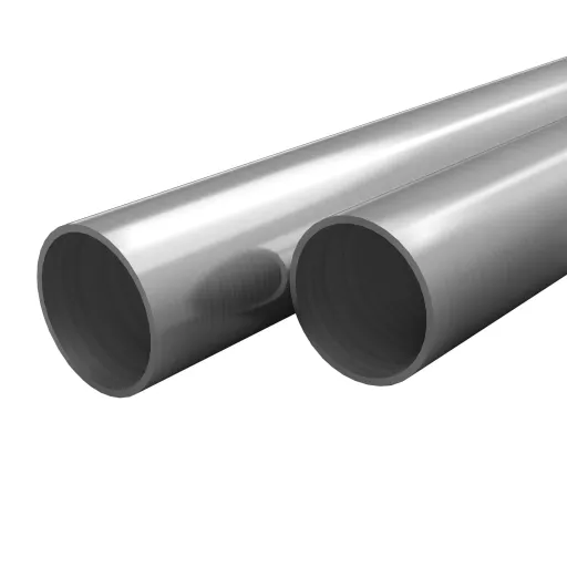 Tubos de Aço Inoxidável   Redondo V2A 2m Ø70x1,8mm (2 pcs)