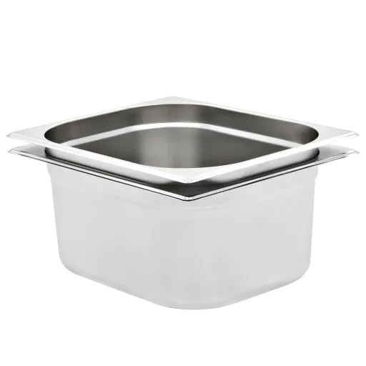 Recipientes Gastronorm   GN 1/2 150 mm Aço Inoxidável (2 pcs)