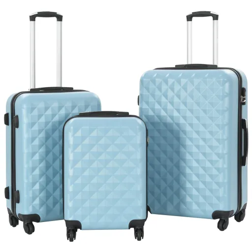 Conjunto de Tróleis Estojo Rígido   ABS Azul (3 pcs)