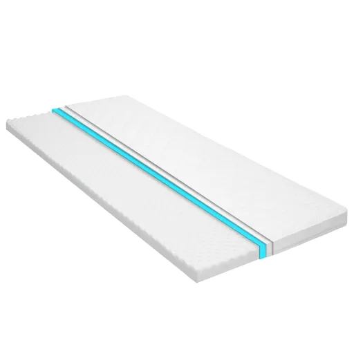 Sobrecolchão 100x200 cm Perfil Estilo Ovo em Espuma Fria 6 cm