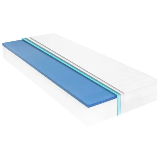 Colchão 100x200 cm Espuma Viscoelástica c/ Memória 18 cm H2