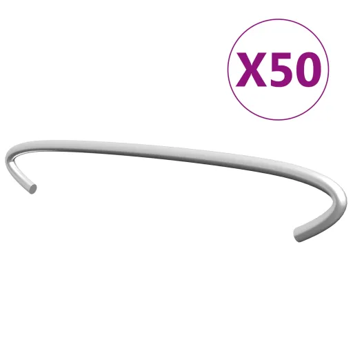 Ganchos para Gabiões   Aço Galvanizado 15 cm (50 pcs)