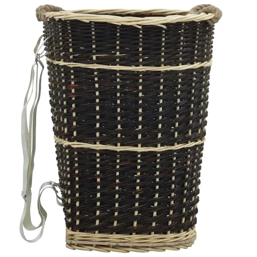 Mochila para Lenha com Alças 50x44x58 cm Salgueiro Natural