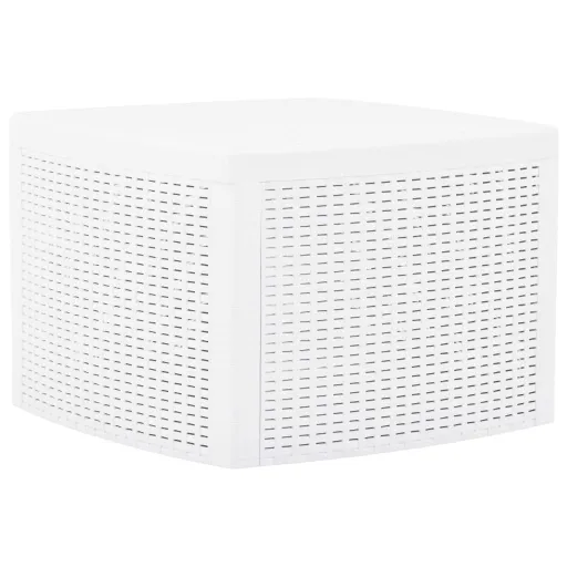 Mesa de Apoio 54x54x36,5 cm Plástico Branco