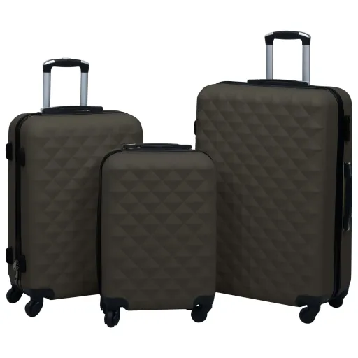 Conjunto de Tróleis Estojo Rígido   ABS Antracite (3 pcs)