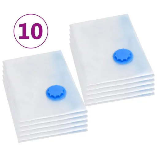Sacos para Arrumação de Roupas a Vácuo 120x70 cm   (10 pcs)