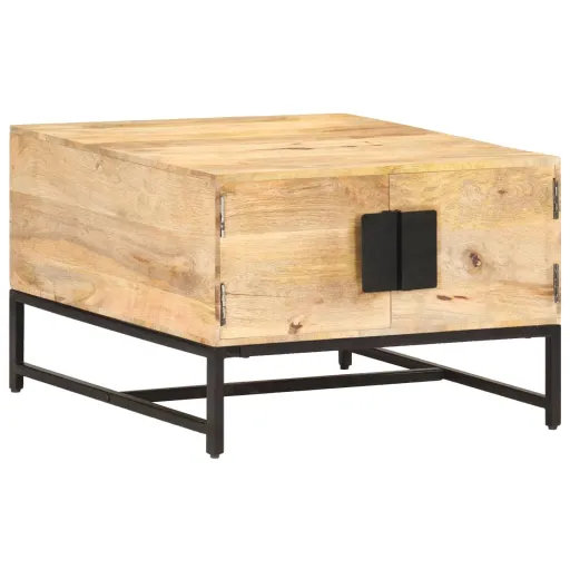 Mesa de Centro 67x67x45 cm Madeira de Mangueira Maciça