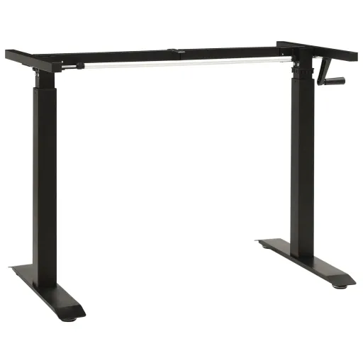 Estrutura Mesa Ajustável em Altura com Manivela Preto