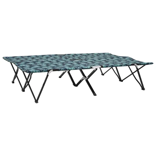 Espreguiçadeira/Cama Dobrável p/ 2 Pessoas Aço Estampagem Folha
