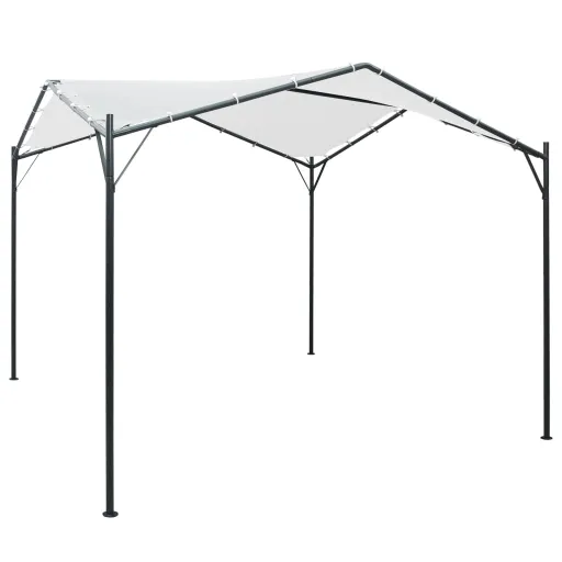 Gazebo 3x3x2,6 m 180 g/m² Branco