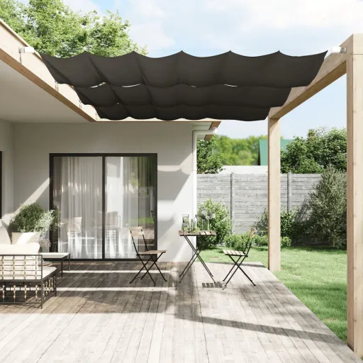 Toldo Vertical 140x270 cm Tecido Oxford Antracite