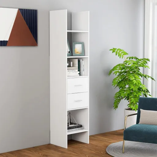 Estante 40x35x180 cm Contraplacado Branco