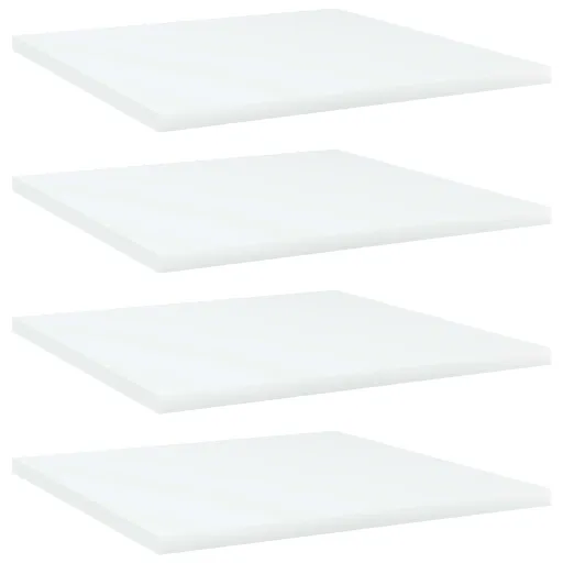 Prateleiras para Estante   40x40x1,5cm Contraplacado Branco (4 pcs)