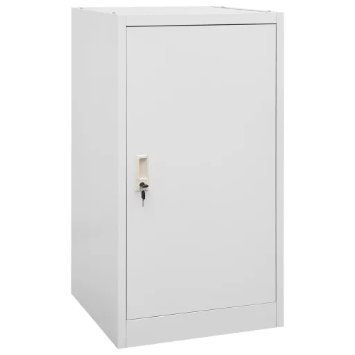 Armário para Selas 53x53x105 cm Aço Cinza-Claro