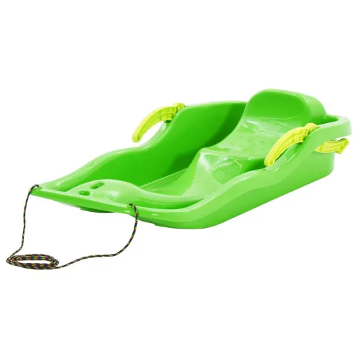 Trenó com Travões 87x40x18 cm Polipropileno Verde