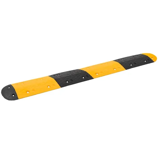 Lomba 226x32,5x4 cm Borracha Preto e Amarelo
