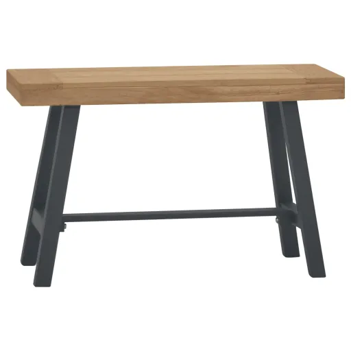 Banco 80 cm Madeira de Teca Maciça