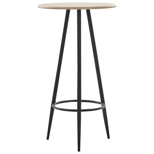 Mesa de Bar 60x107,5 cm MDF Cor Carvalho