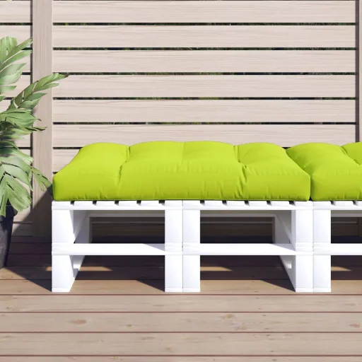 Almofadão p/ Móveis Paletes 120x80x12cm Tecido Verde Brilhante