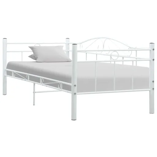 Estrutura Sofá-Cama 90x200 cm Metal Branco
