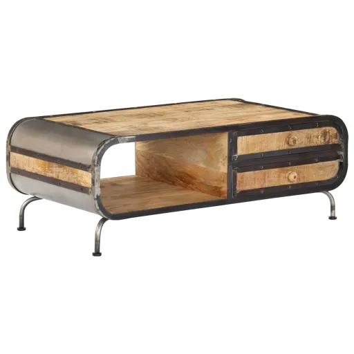 Mesa de Centro 100x50x35 cm Madeira de Mangueira Maciça