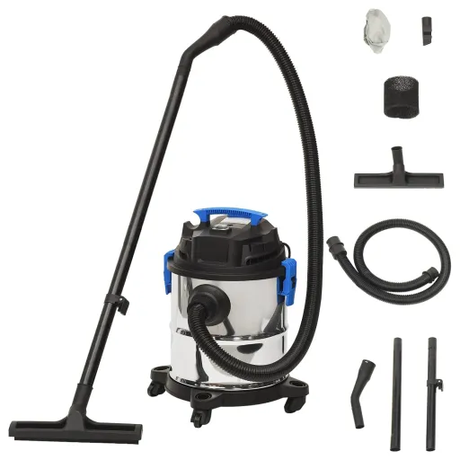Aspirador Húmido/Seco 1200 W 20 L Prateado