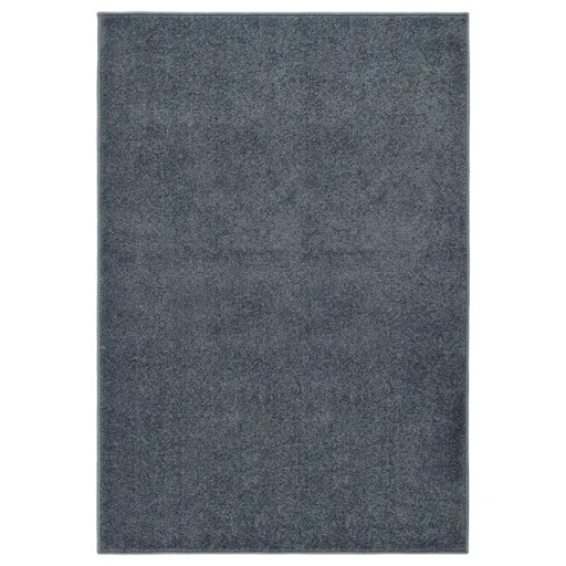 Tapete de Pelo Curto 160x230 cm Antracite
