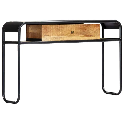 Mesa Consola 118x30x75 cm Madeira de Mangueira Maciça