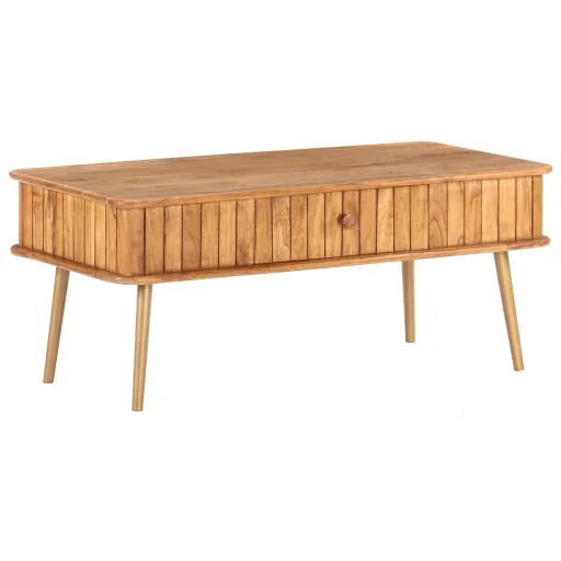 Mesa de Centro 100x50x40 cm Madeira de Acácia Maciça
