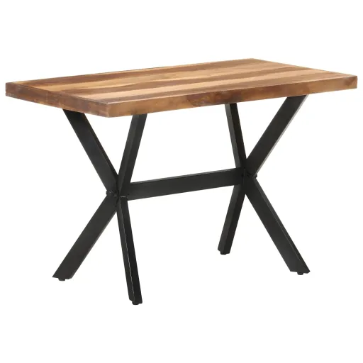 Mesa de Jantar 120x60x75 cm Madeira Maciça c/ Acabamento a Mel