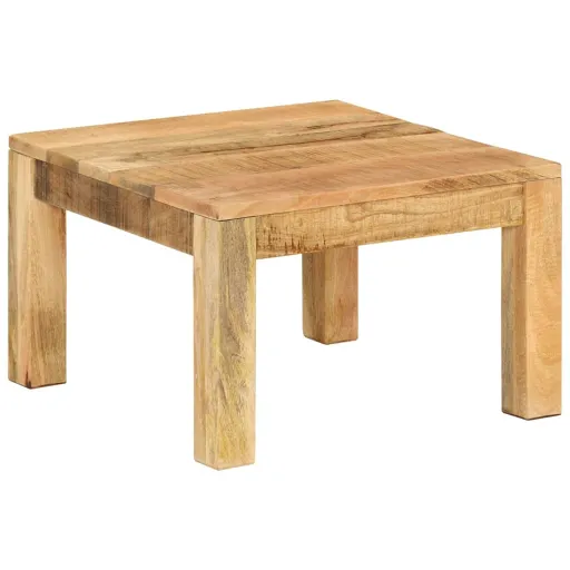 Mesa de Centro 55x55x35 cm Madeira de Mangueira Maciça